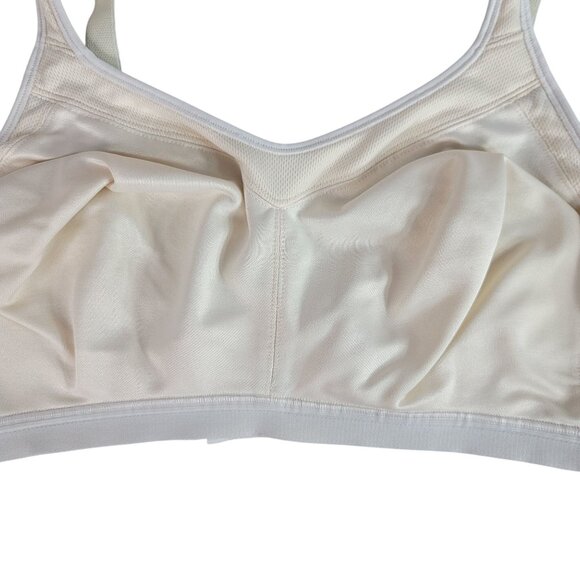 Playtex 18 Hour Wirefree Bra Cream Tan Active Breathable Comfort Straps #4159 - Picture 3 of 10